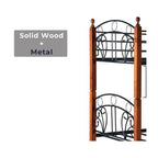 Orra Double Decker / Strong Metal Bar With Solid Wood / Splitable Bed / 1 Double Decker Convertible to 2 w/ Mattress Add On