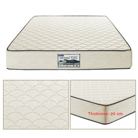 OrthoCoil Sensuous Bonnell Spring Mattress White In Single, Super Single, Queen and King Size