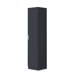 Panama Series 1 Door Wardrobe in Dark Grey Colour