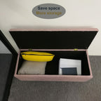 Mamba in Pink Storage Bench Chair/ Sofa Sectional/ Heavy Duty Bench Chairs