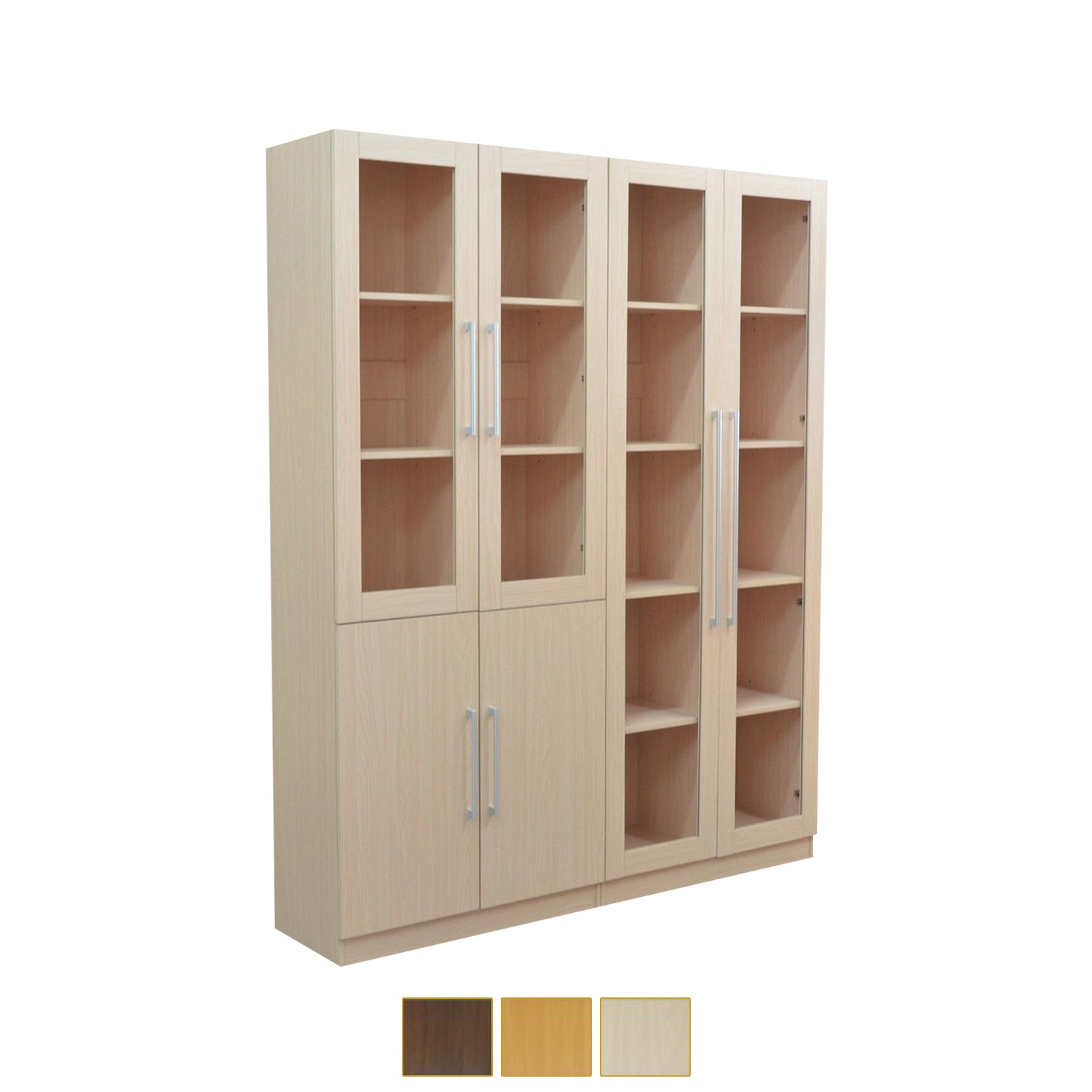 Furnituremart Darra Series book shelf with glass door