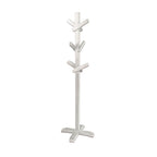 Piya Solid Pine Wood 6 Hooks Standing Clothing Rack-Clothing Rack-Furnituremart.sg