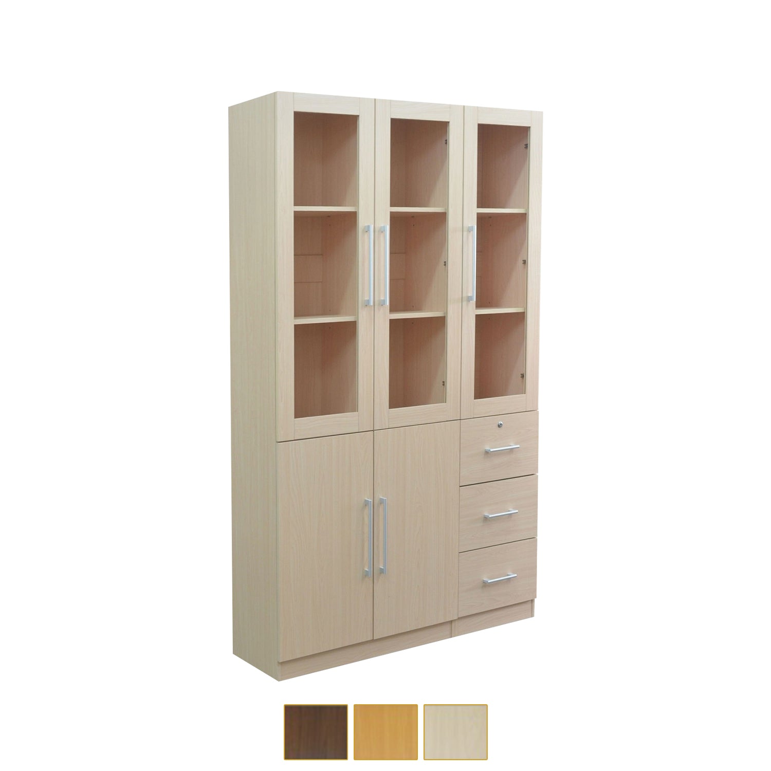 Furnituremart Darra Series book shelf with glass door