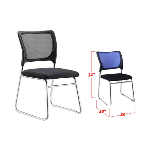 Kern Series 6 Office and Home Chair In Black & Blue