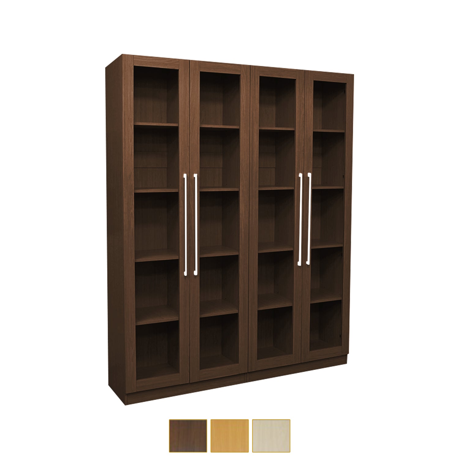 Furnituremart Darra Series book shelf with glass door