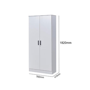 Moira Series 1 Swing Door 2-Door Wardrobe In White