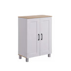 HEMNES 2 Doors Shoe Cabinet / Multi Function Shoe Rack / Strong Construction Laminate Wood