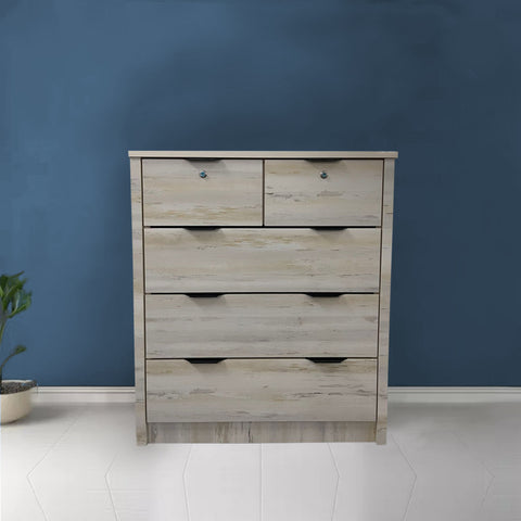 Image of Pachuca 5 Chest of Drawers Composite Wood