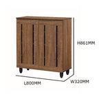 Merlot 2 Doors Shoes Cabinet Storage