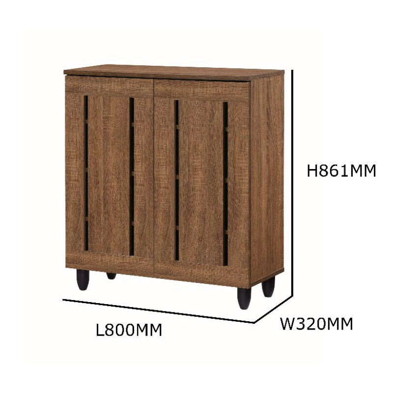 Merlot 2 Doors Shoes Cabinet Storage