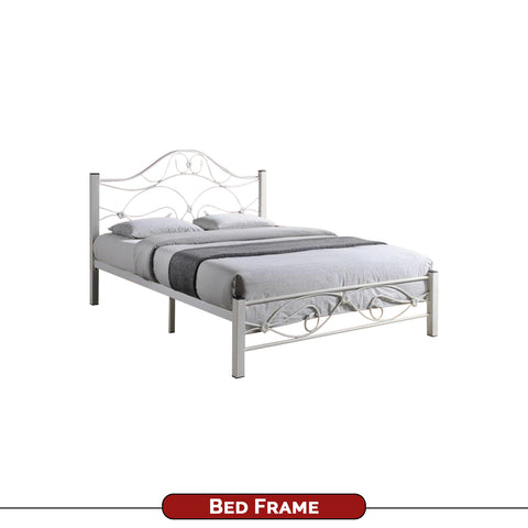 Image of Eldeah Queen Size Metal Bed Frame with Optional 6" Mattress Add On