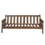 Aldey Living Room Sofa Set Mahogany Wood Furniture