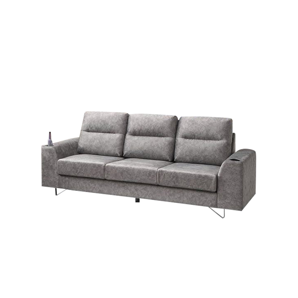 Fellie Series 2/3-Seater Sofa Set w/ Bottle Holder - Pet-Friendly Material Option