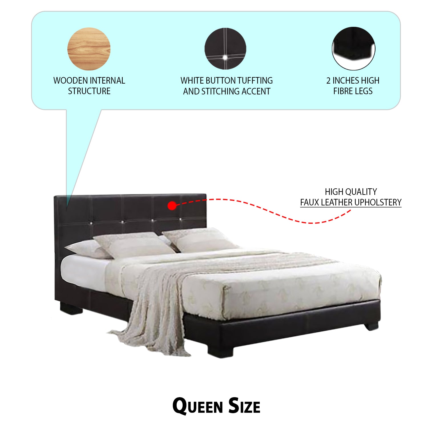 Furnituremart Magellan 5 Piece White Bedroom Set