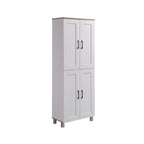 HEMNES 4 Doors Shoe Cabinet / Multi Function Shoe Rack / Strong Construction Laminate Wood