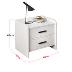 Barn Series Bedside Table In White (Fully Assembled)