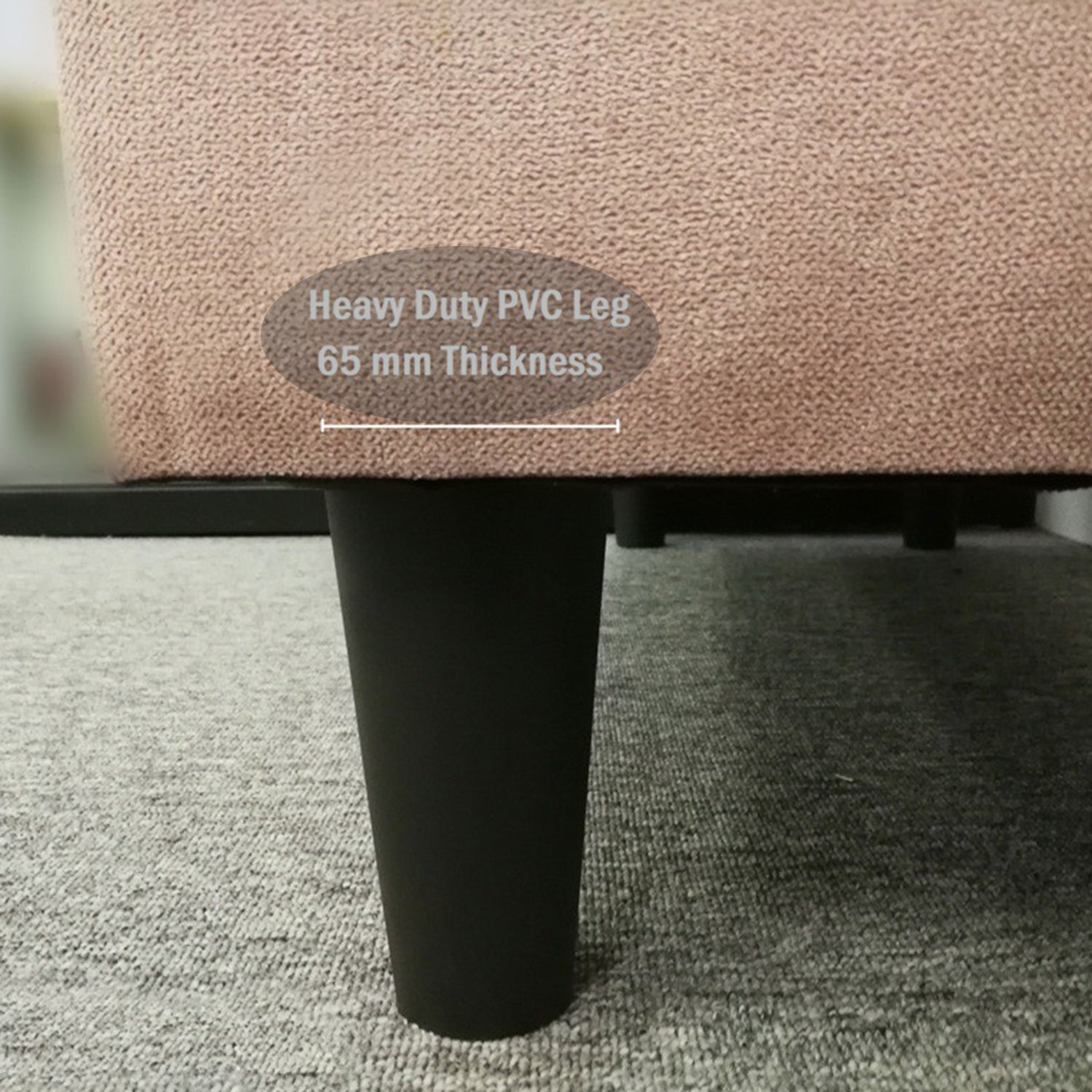 Mamba in Pink Storage Bench Chair/ Sofa Sectional/ Heavy Duty Bench Chairs