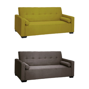 Nikita Series Leather/Fabric Sofa 3 Seater Convertible Sofa Bed In 8 Colours-Sofa-Furnituremart.sg