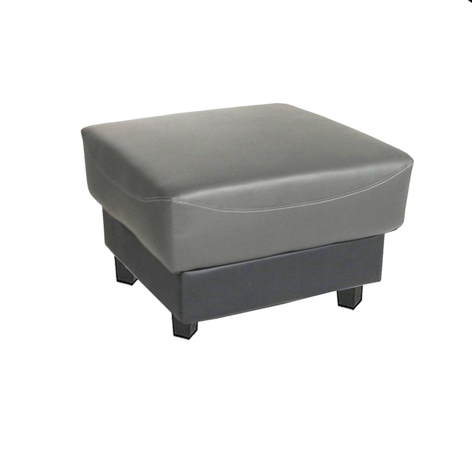 Horgar Series 1/2/3 Seater Faux Leather Sofa With Ottoman
