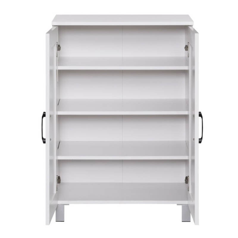 HEMNES 2 Doors Shoe Cabinet / Multi Function Shoe Rack / Strong Construction Laminate Wood