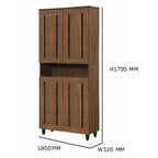 Merlot 4 Doors Shoes Cabinet Storage