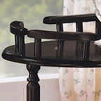 Classic Elegant Heavy Duty Dining/Kitchen Trolley Cart in Wooden Wenge