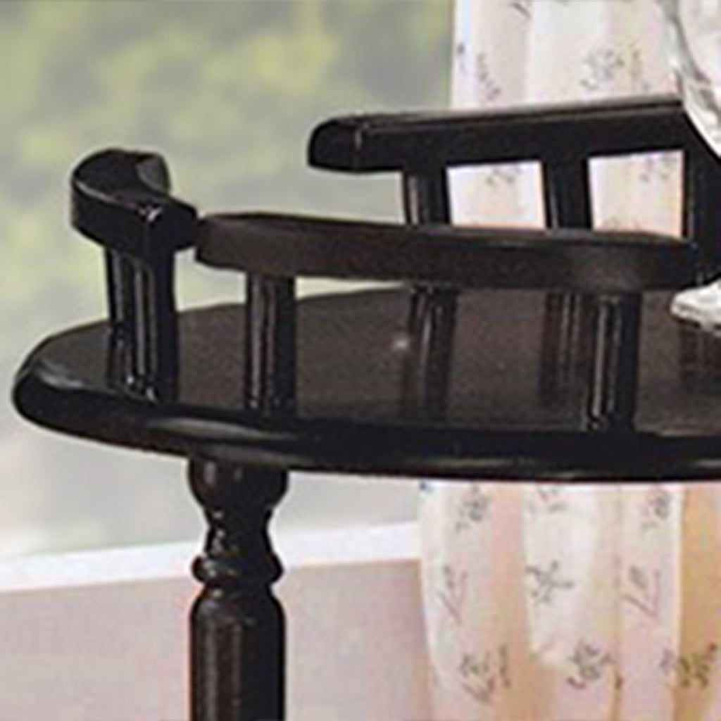 Classic Elegant Heavy Duty Dining/Kitchen Trolley Cart in Wooden Wenge
