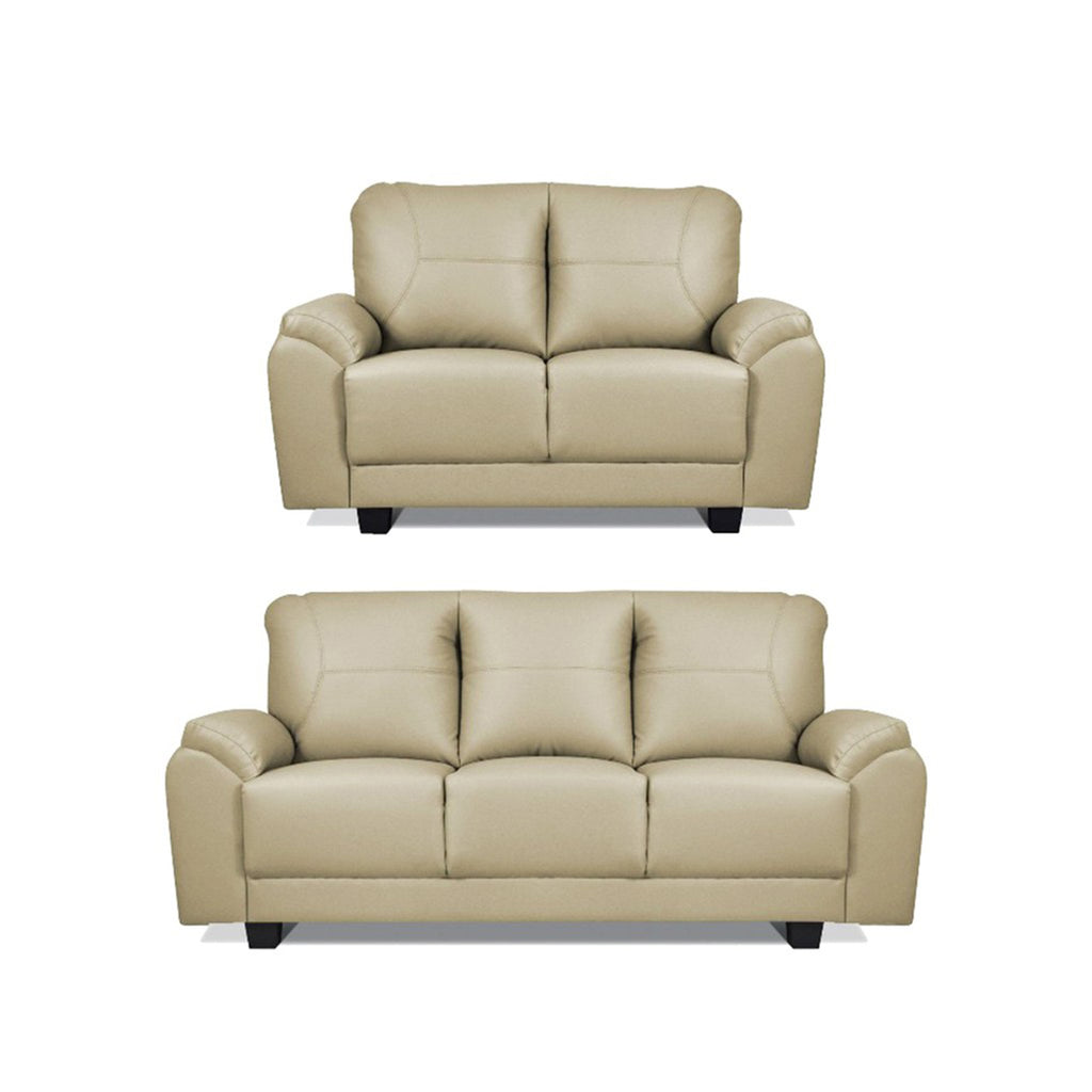Serta Leather 2/3 Seater Sofa In 5 Colours-Furnituremart.sg
