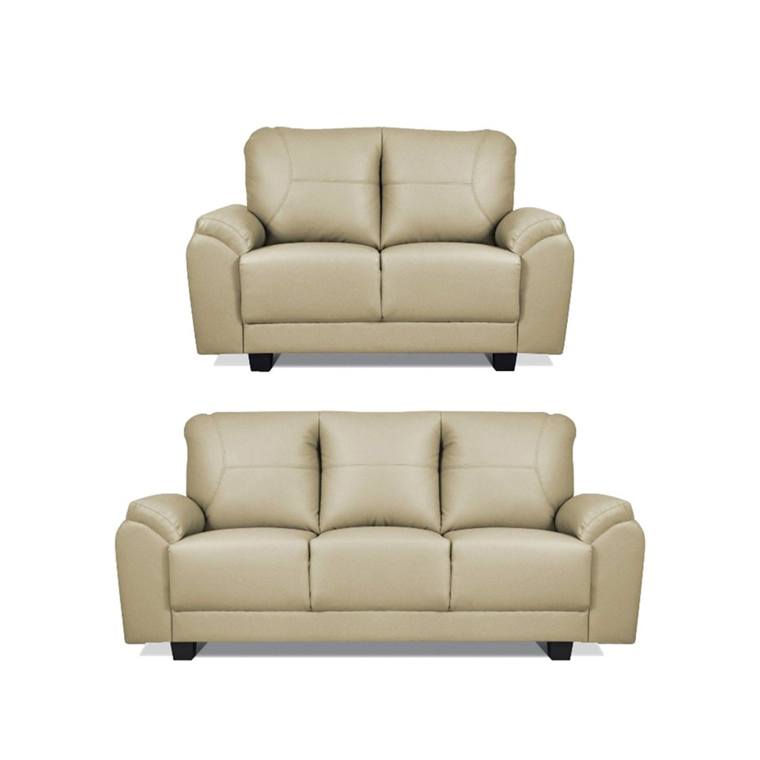 Serta Leather 2/3 Seater Sofa In 5 Colours-Furnituremart.sg