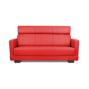 Red Fabric Sofa Set With Chaise