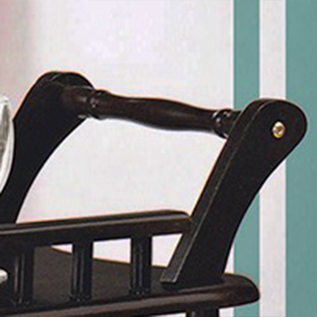 Classic Elegant Heavy Duty Dining/Kitchen Trolley Cart in Wooden Wenge