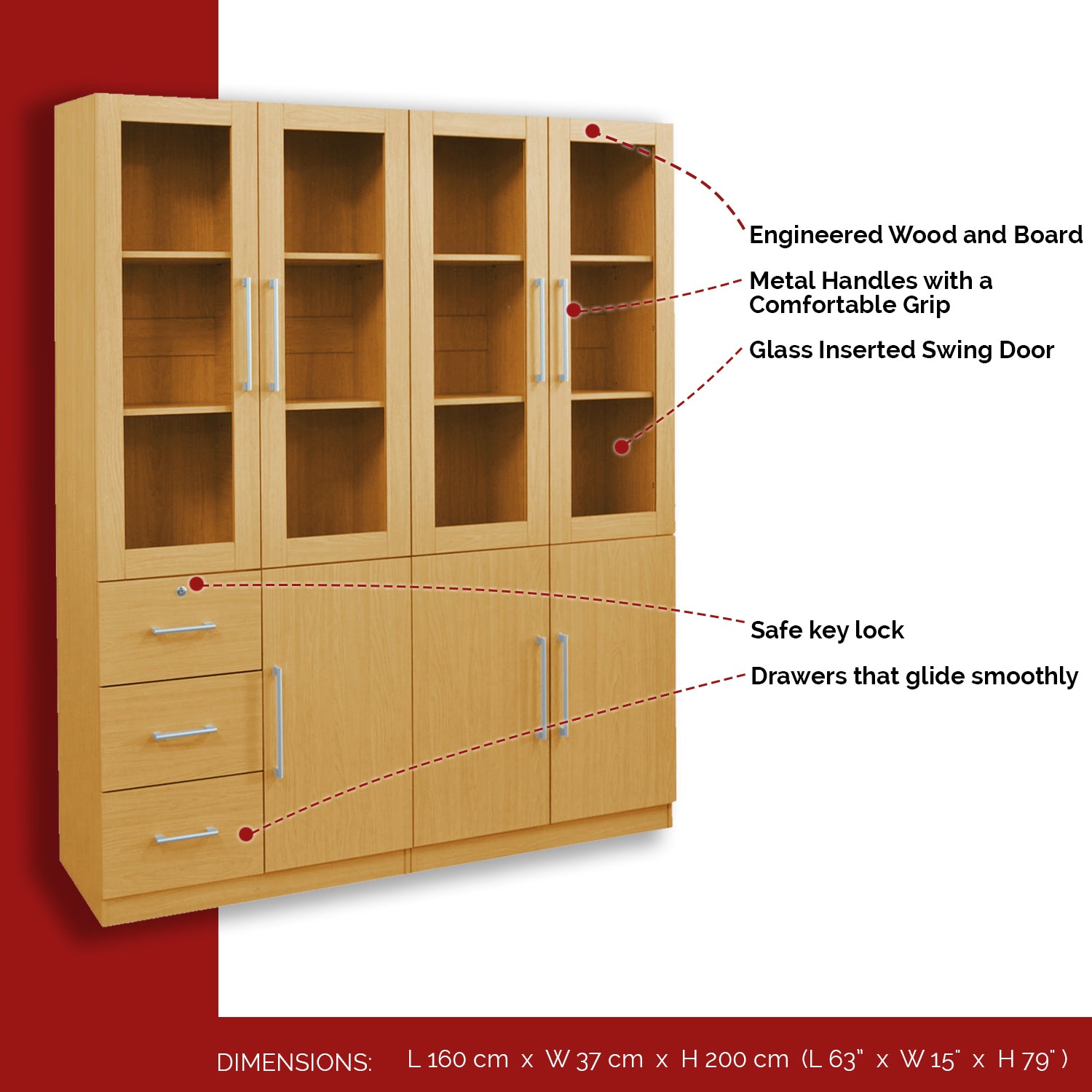 Furnituremart Darra Series display shelving