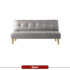 Sofia 6 Feet Leather Sofa Bed In 4 Colours