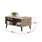 READY STOCK Kepa Series 7 Coffee Table In Natural Colour. Self Assembly.