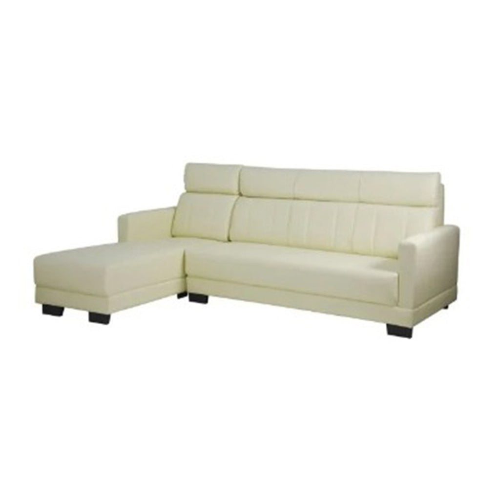 Harper Series 1/2/3 Seater Leather/ Fabric Sofa Set With Chaise In 12 Colours-Furnituremart.sg