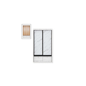 Serenity Bedroom Set In White w/ Mattress Option