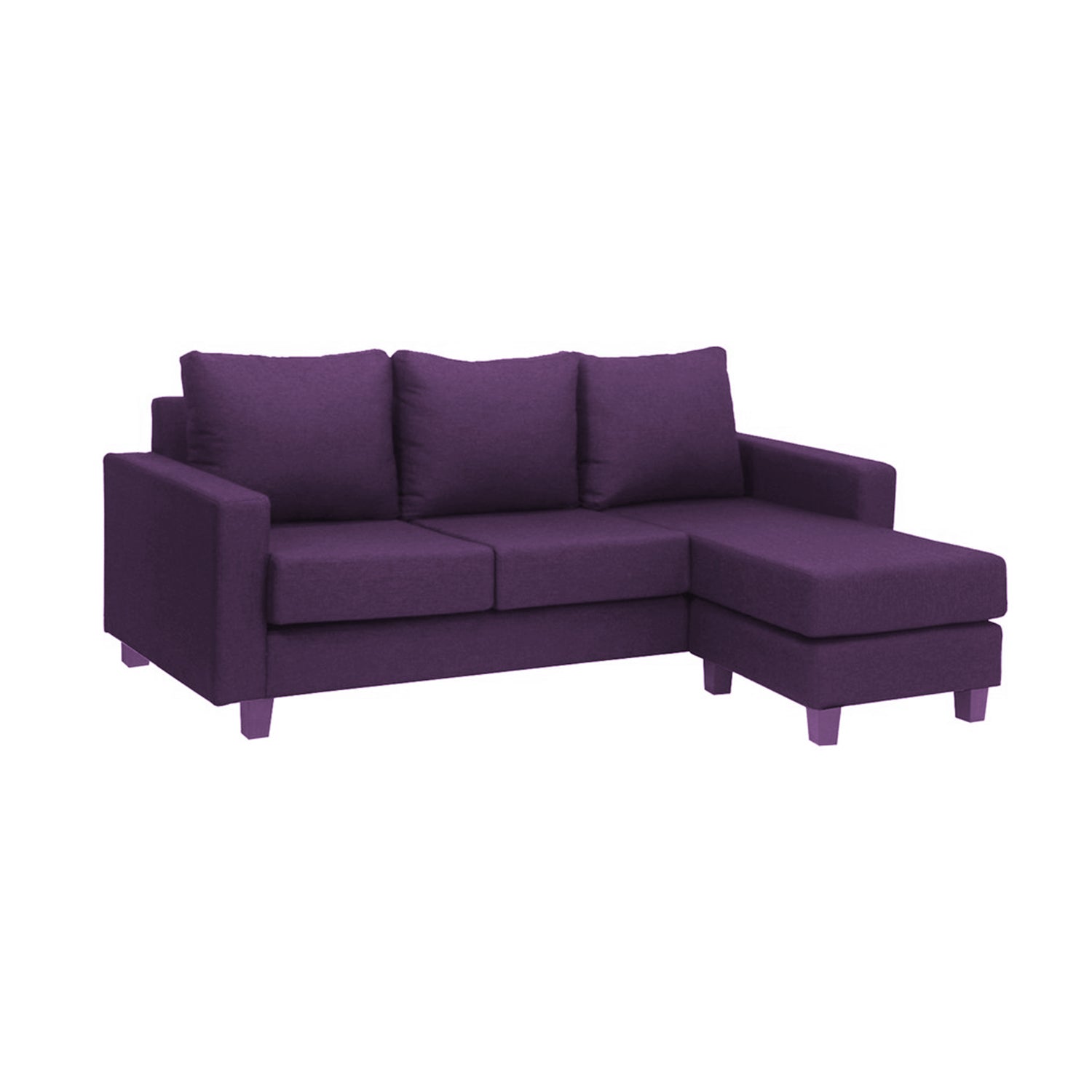 Farhita L- Shaped Leather/ Fabric Sofa In 8 Colours-Sofa-Furnituremart.sg