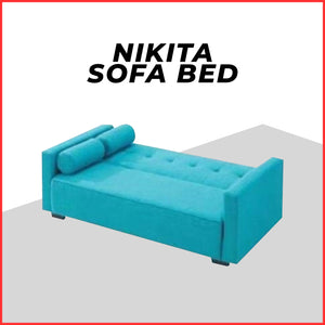 Nikita Series Leather/Fabric Sofa 3 Seater Convertible Sofa Bed In 8 Colours
