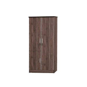 Lana Series 1 Wardrobe 2-Door Cabinet in Brown