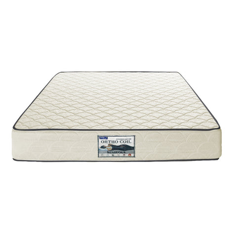 Image of OrthoCoil Sensuous Bonnell Spring Mattress White In Single, Super Single, Queen and King Size