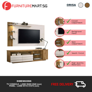 Orisa Series 1 TV Console Cabinet with Drawers