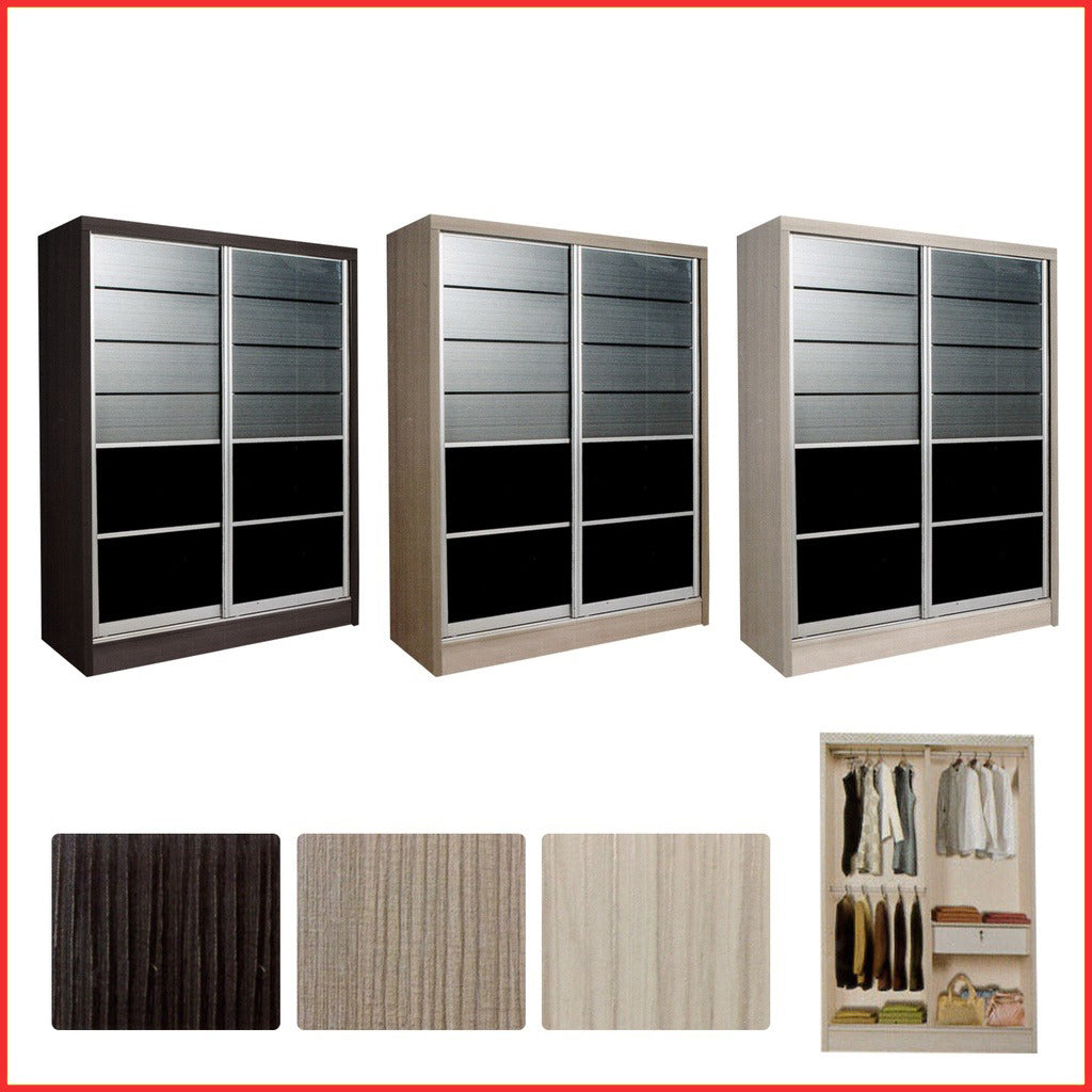 Cielo Series 1 2-Door Sliding Door Wardrobe Multicompartment