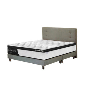 Azia Series Fabric Divan Bed Frame With 4-inch Chrome Legs In Single, Super Single, Queen, And King Size-Bed Frame-Furnituremart.sg