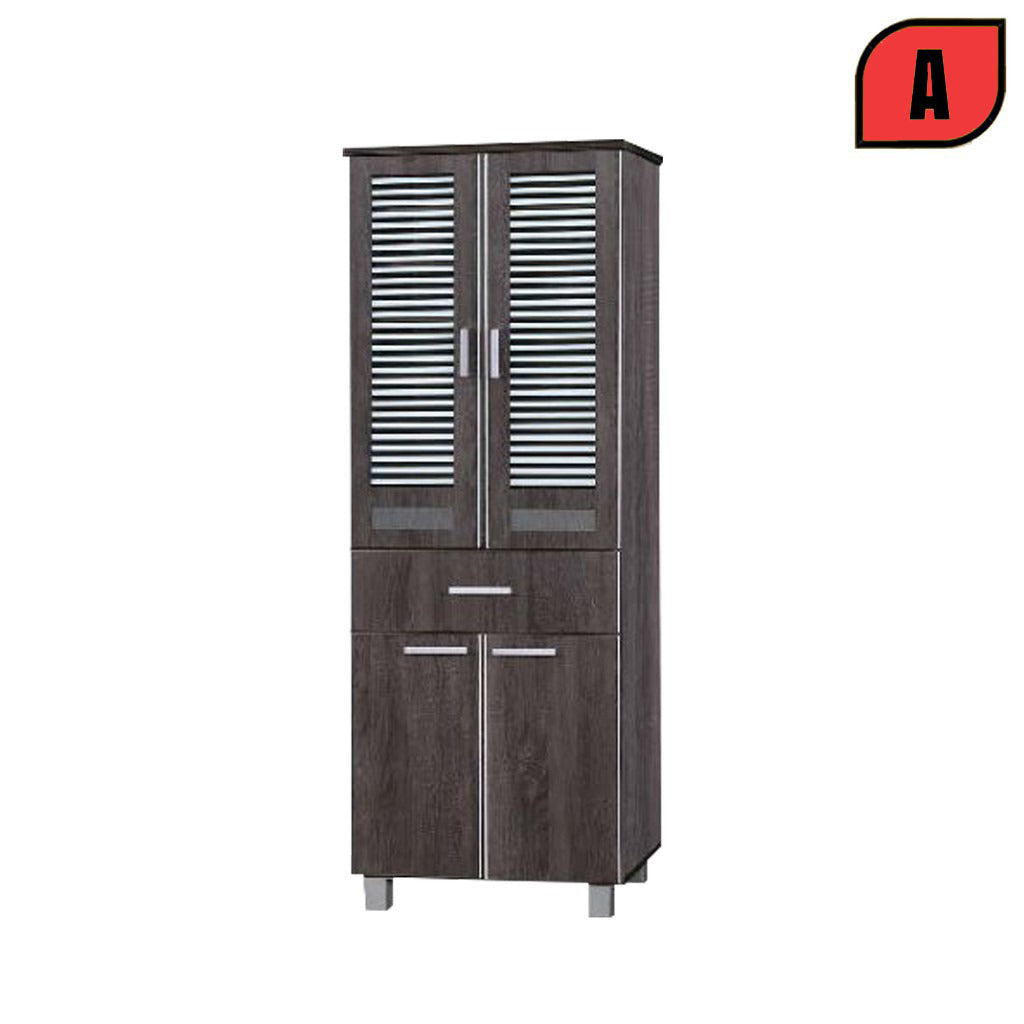 Charlie Series Tall Kitchen Cabinet with Drawer in 3 Designs