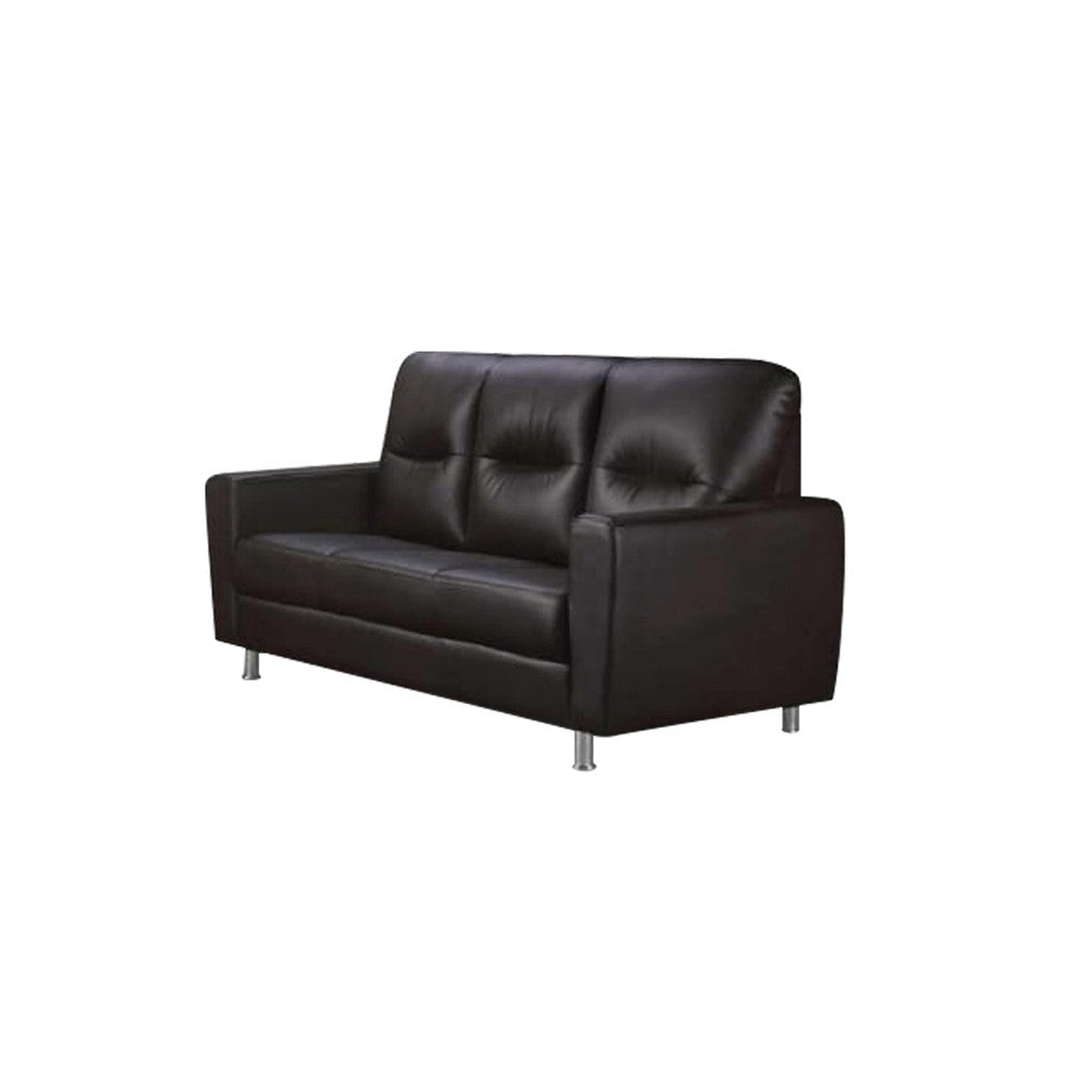 Adeline 2 3 Seater Faux Leather Sofa