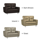Adeline 2/3 Seater Faux Leather Sofa Set In 6 Colours-Furnituremart.sg