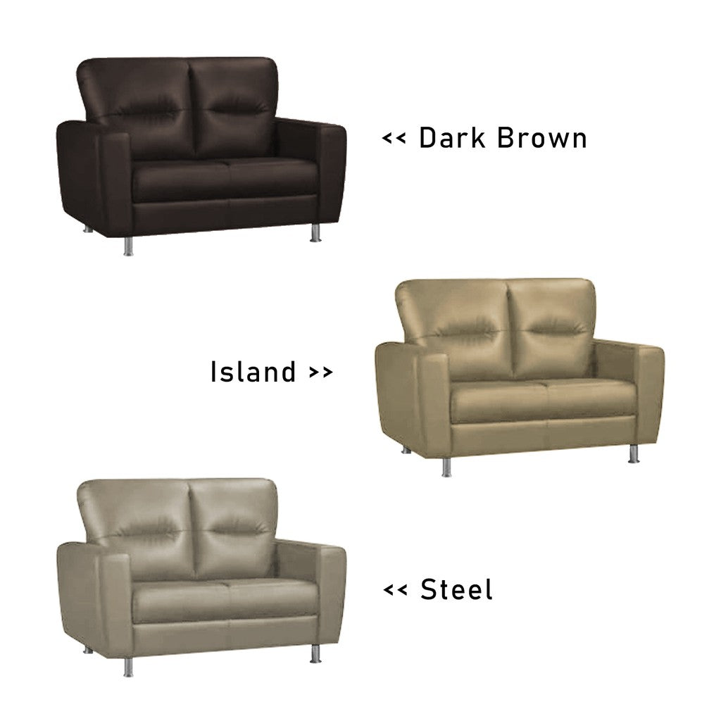Adeline 2/3 Seater Faux Leather Sofa Set In 6 Colours-Furnituremart.sg