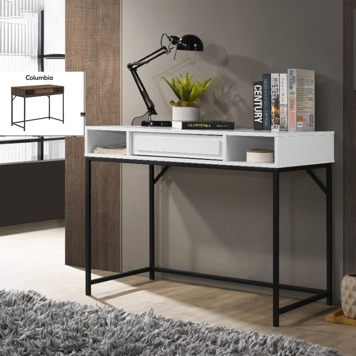 Metis Series 1 Writing Table Series Wooden Study Desk/Computer Table