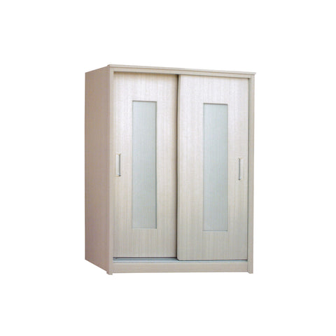 Image of Alexandra Sliding Door Wardrobe White Wash-Wardrobe-Furnituremart.sg