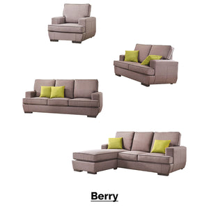 Aniyah 1/2/3 Seater Fabric Sofa Set In 4 Colors-Furnituremart.sg